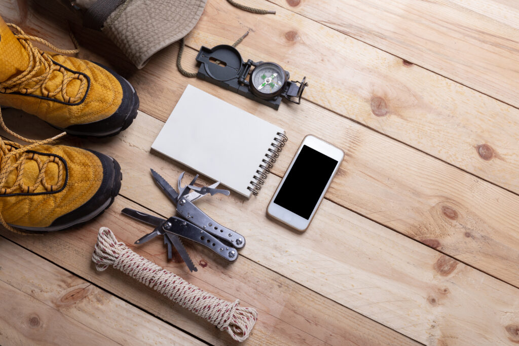 petits accessoires pour le trek et le bivouac